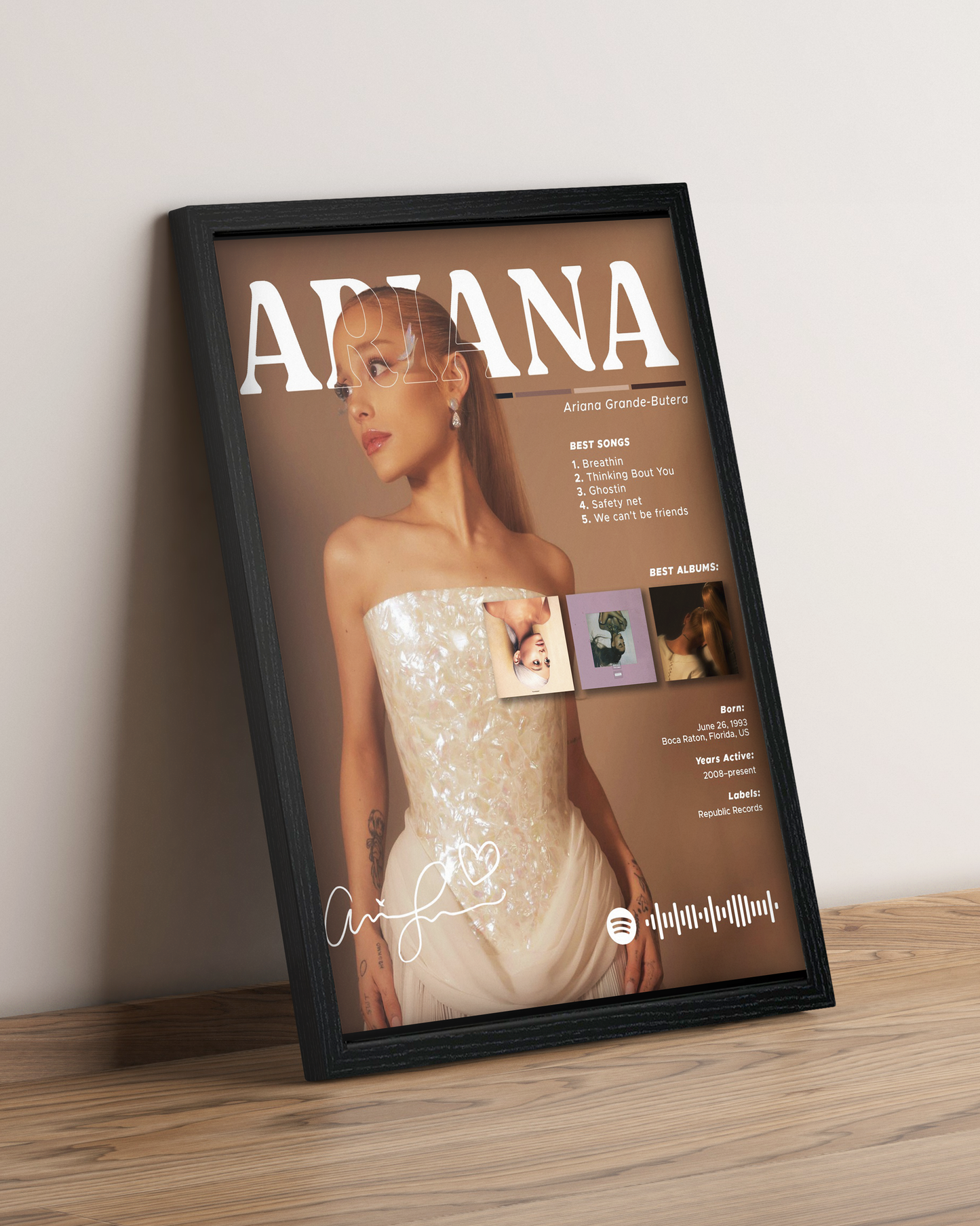 Ariana Grande - Cuadro Artista #2