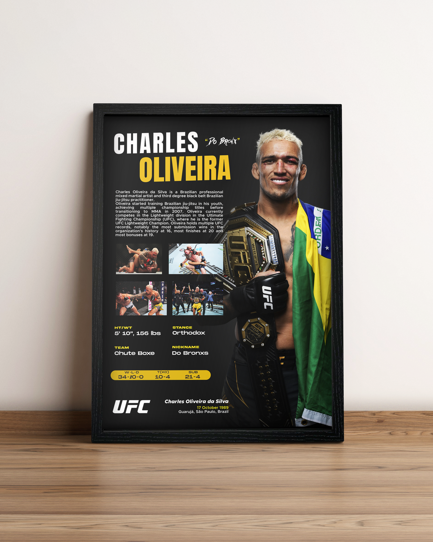 Charles Oliveira - Cuadro Deportista