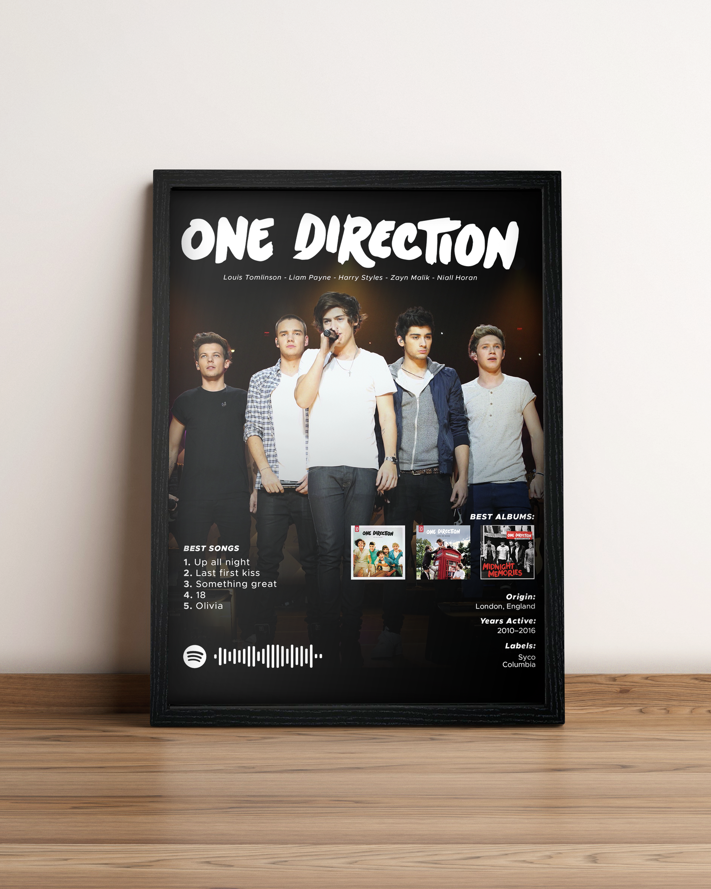 One Direction - Cuadro Artista