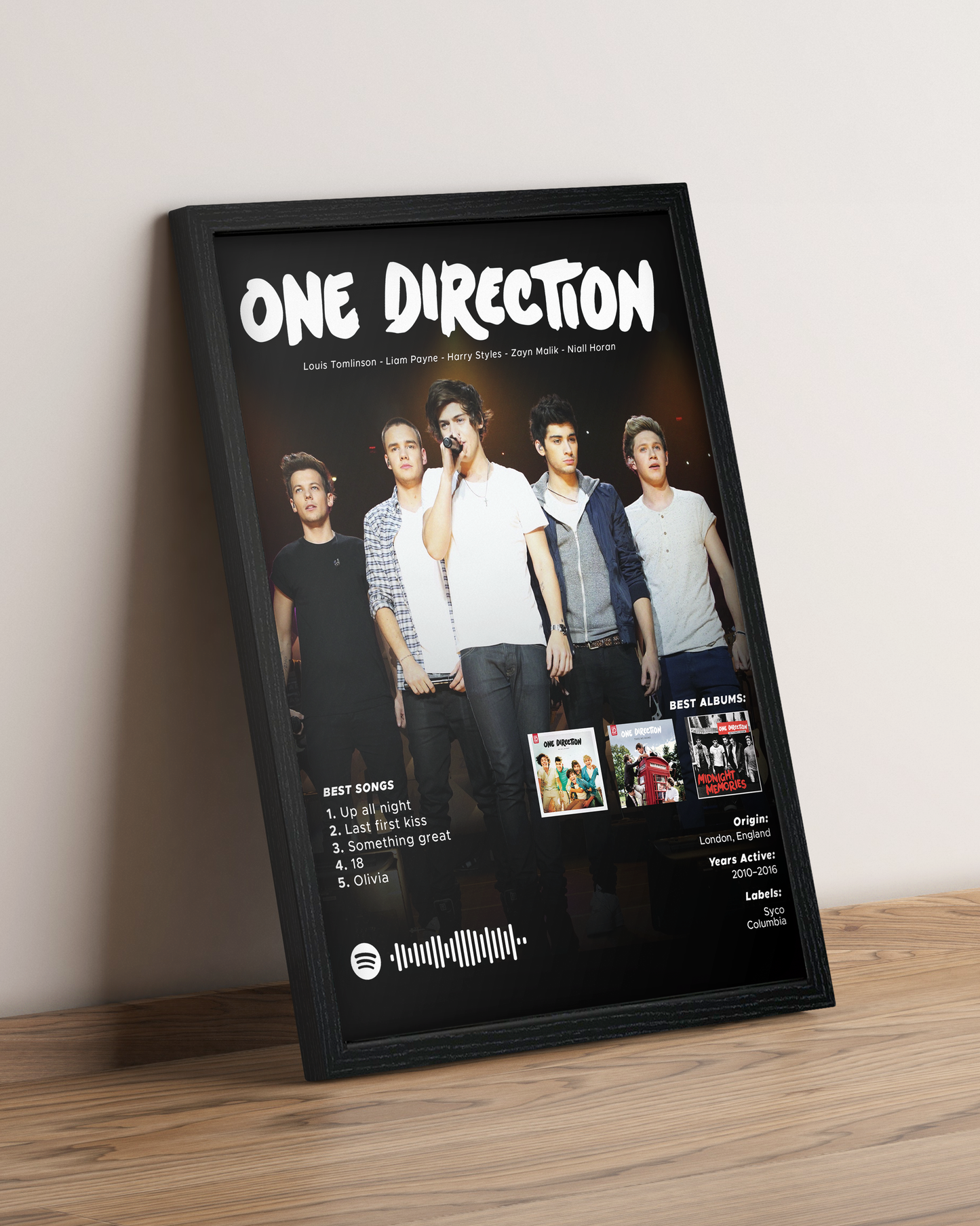 One Direction - Cuadro Artista